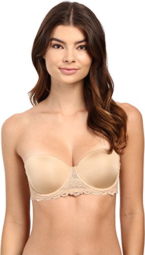 Calvin Klein Women's Seductive Comfort Lift Strapless Multiway Bra, Bare, 36B