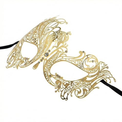 Image of Coddsmz Couples Venetian Masquerade Mask Set Luxury Style Princess Party Mask for Couples Women and Men Mardi Gras Masks