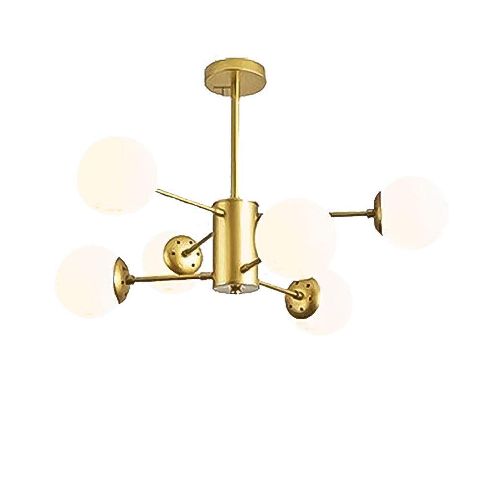 KXEcoLife 12 Lights Sputnik Chandelier Modern Adjustable Arms Mid Century Pendant Lighting Vintage Industrial Ceiling Light Fixture for Living Room,en,6