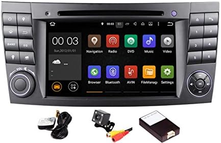 TOOPAI Android 7.1 Car Stereo Head Unit for mercedes benz E Class W211 E320 2002 2003 2004 2005 2006 2007 2008, with DVD Player, GPS Navigation, and Multimedia System