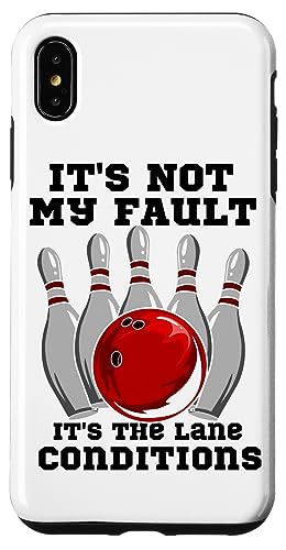 �{�E�����O It's Not My Fault It's The Lane Conditions �{�E���[ �X�}�z�P�[�X iPhone XS Max �p