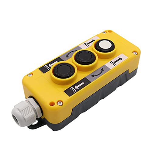 COP 3 Button Switch Control Box Lifting Dustproof Rainproof Plastic- Tail Lift, Winch, Windlass