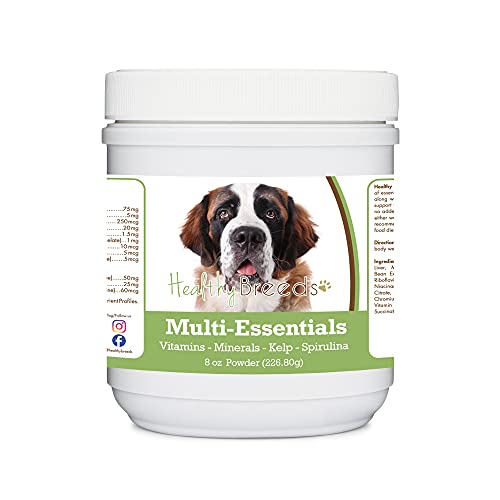 Healthy Breeds Saint Bernard Multi-Essentials Powder for Dogs - an Ideal Supplement of Vitamins, Minerals & Antioxidants for Your Dog - 8 oz