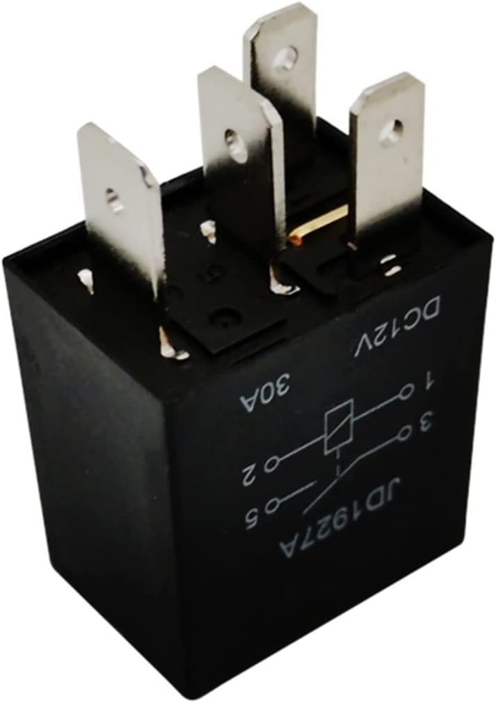 10pcs Automotive Relay JD1926A JD1927A 12V 4-pin 5-pin Oil Pump Light Fog Lamp(5-pin)