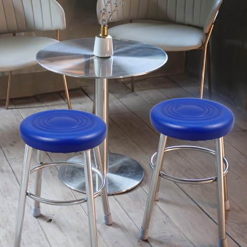 Asiento Redondo de PU Antideformación y Resistente para Taburetes de Terraza 3