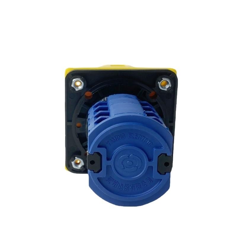 20A Padlock Cam Switch Off-ON 2 Position 4 Poles 16 Terminals Main Emergency Stop Cam Switch