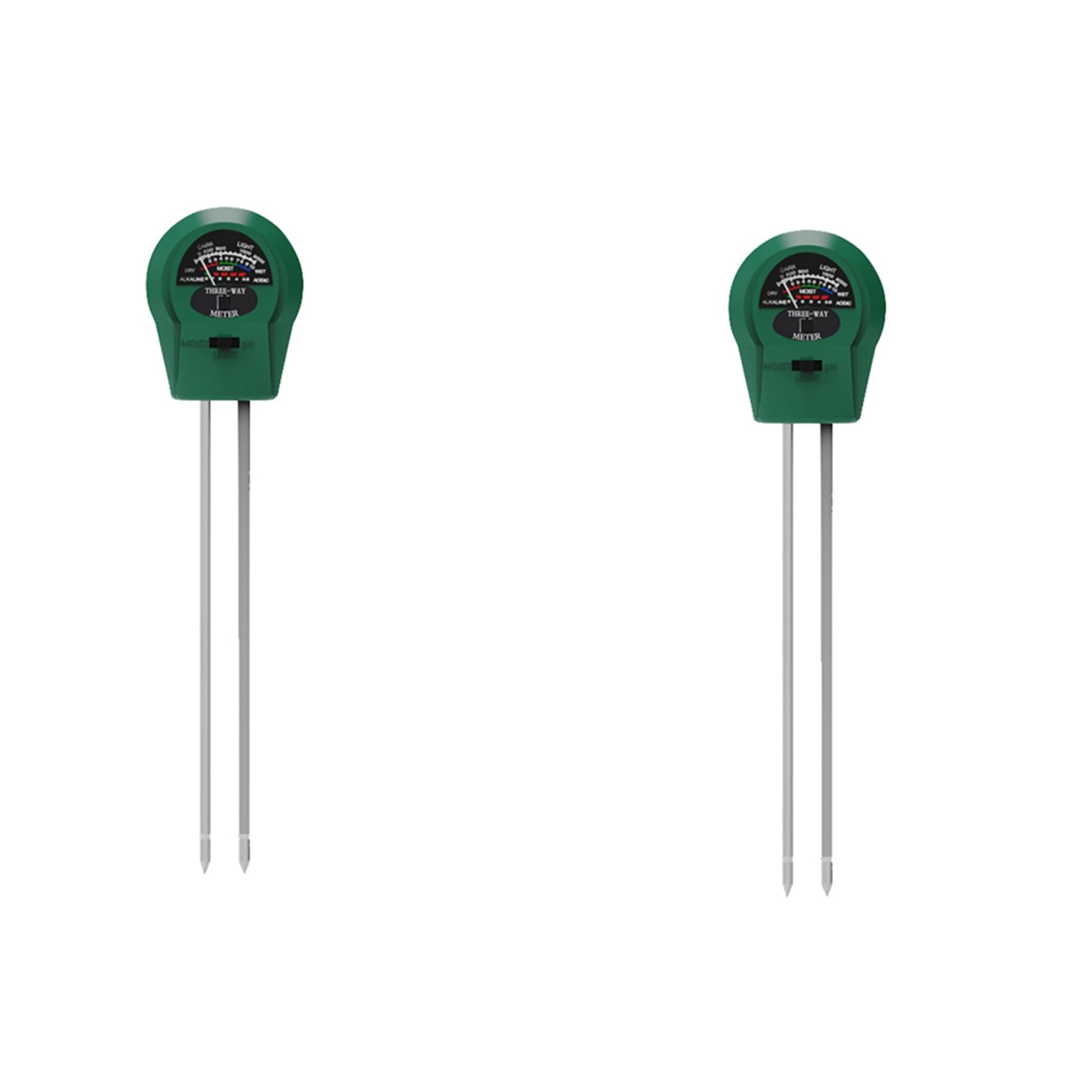 Jnchdghwa Green 2X Plant Soil Tester Soil Moisture Meter Ph Soil Tester Light Meter