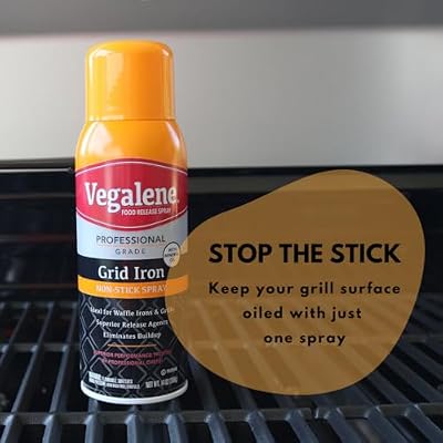 Vegalene Grid Iron Non-Stick Spray, 14oz Aerosol, 6-Pack