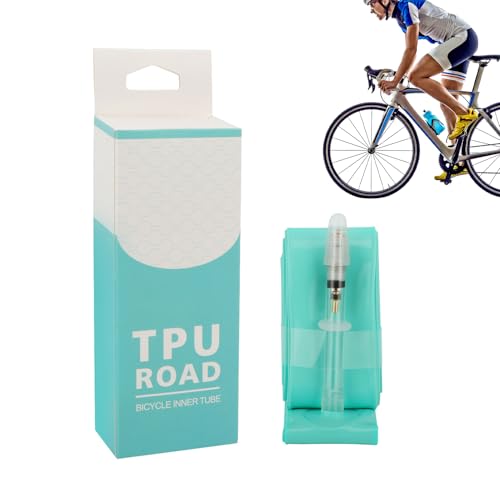 TPUインナーチューブ | 超軽量ロード自転車タイヤ | サイクリングチューブ マウンテンバイクチューブ 長さ45/65/80mmのフレンチバルブ付き マウンテンバイク用