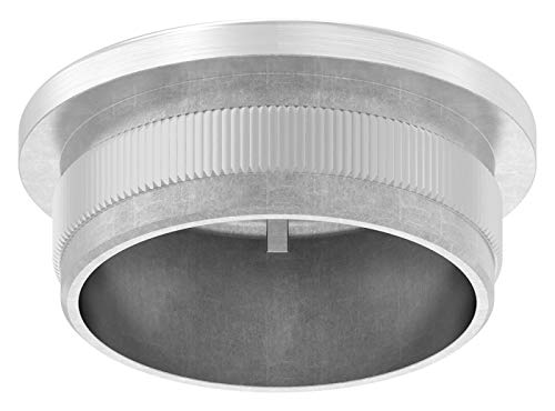 Endkappe leicht gewölbt, hohl, für Rohr ø 42,4 x 3,0mm, zum Einschlagen