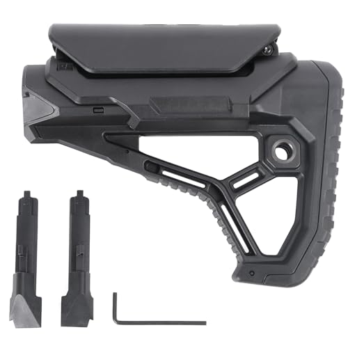 Bravary Cheek Height Raiseable Fixed Stock - Black - Gen II