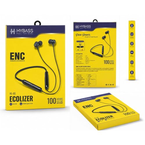 Image of Bluetooth Neckband with Magnetic Earbuds, and Sweat Resistance HL 66