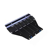 EIGENSCHAFTEN und LIEFERUMFANG - Die Motorschutzplatte ist korrosionsbeständig und pulverbeschichtet, wird an Originalbefestigungspunkten verschraubt, also KEINE Bohrung oder Modifizierung nötig! TÜV ist ebenfalls nicht erforderlich (Eine BEGUTACHTUNG nach §19 StVO ist nicht erforderlich). Die Bodenfreiheit wird nicht reduziert, Ablauf für Wasser und Schmutz Sie bekommen geliefert: Stahlplatte in 1,8mm Stärke, Montageanleitung und Befestigungszubehör.