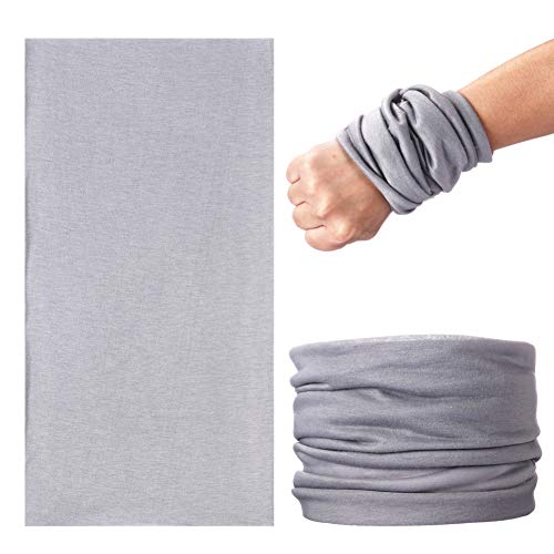 GUIFIER Outdoor Multifunctional Sports Magic Seamless Scarf Face Mask Headwear Elastic Headband Bandana UV Resistence Sport Headwear Turban Wide Headscarves Balaclava Tube