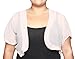 Libian Jr Plus Size Sheer Cropped Bolero Shrug