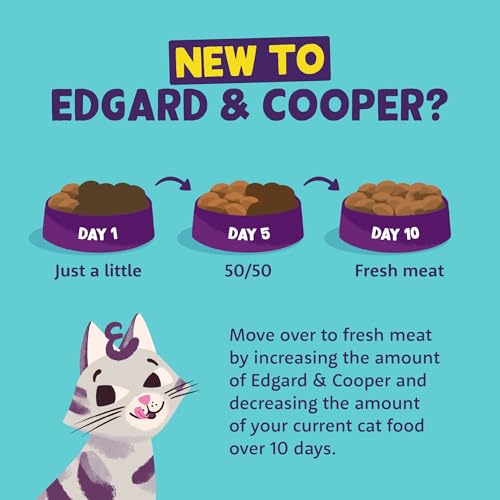 Edgard Cooper Katzenfutter, Trockenfutter für Katzen, Huhn, 750g, Katzenfutter trocken ohne Zucker, getreidefrei, sterilisierte und aktive Katzen, Hypoallergen, frischer Fleisch 5