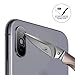 AKWOX (Pack of 4) Compatible with for iPhone X Camera Lens Protector, Ultra Thin 0.2mm 9H Hard Tempered Glass Camera Lens Protecive Protector For iPhone X,With Anti-Scratch,Dustproof