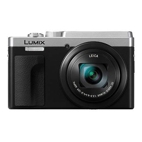 Image of Panasonic LUMIX ZS80 20.3MP Digital Camera, 30x 24-720mm Travel Zoom Lens, 4K Video, Optical Image Stabilizer and 3.0-inch Display - Point & Shoot Camera with Lecia Lens- DC-ZS80S (Silver), Black