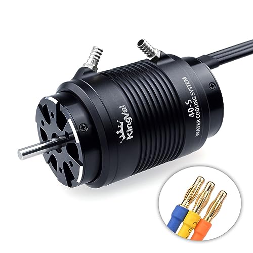 KingVal Replacement 4082 1900KV Brushless Motor Shaft Diameter 5mm with Water Cooling Jacket Unit Compatible with RC Boat
