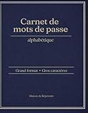 Carnet de mots de passe: Alphabétique