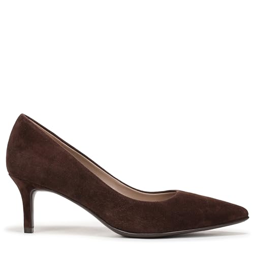 Image of Naturalizer Women's Everly Pump Chocolate Brown Suede 8 M