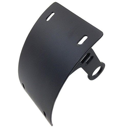 Httmt Mt360-06- Motorcycle Black Vertical Curved Mount License Plate Bracket Tag Holder Compatible With 2006-2012 Yzf-R6/ 2006-2011 Suzuki Boulevard M109R #TOP7