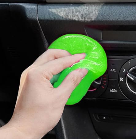 4PCS Gel Nettoyant Voiture Nettoyeur Clavier Slime Nettoyage pour Intérieur, Nettoyer la Poussière Cleaning Gel pour Ordinateur, Imprimante, Appareil Photo