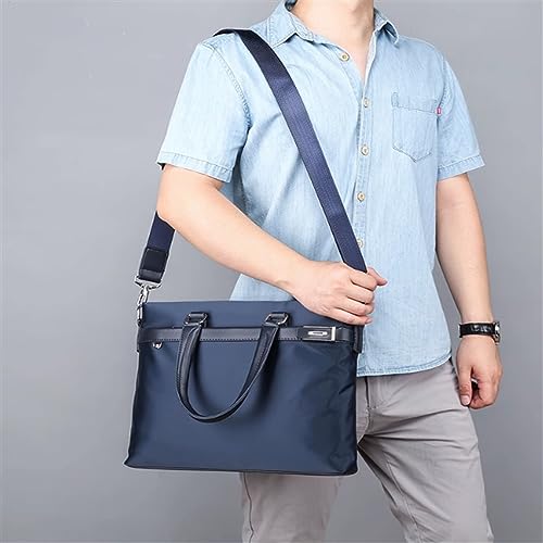 Men's Oxford Cloth Briefcase Document Bag Handbag for Carrying Paper Files4