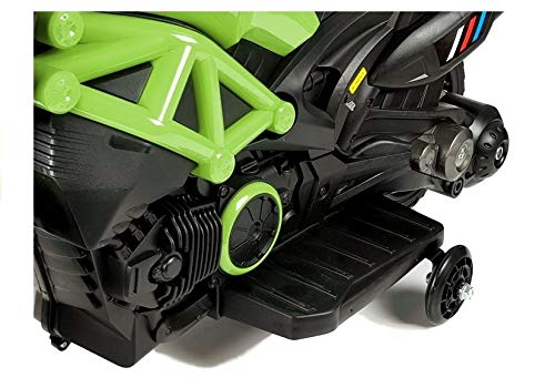 Faro delantero LED verde GTM1188 para motocicleta, 1 x 35 W