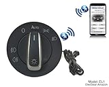 [Was ist das] - basierend auf echten VW / Skoda Teilen, haben wir Micro-CPU und Bluetooth in den Original-Schalter mit Lichtsensor draußen bleiben. Der Schalter fügt automatische Funktionen für Scheinwerfer, Standlichter / Position und Nebelscheinwerfer hinzu, die das Fahrzeug ursprünglich nicht hatte; Visuell richten Sie die Einstellungen in der Smartphone-App ein - sowohl Android als auch Apple iOS iPhone werden unterstützt