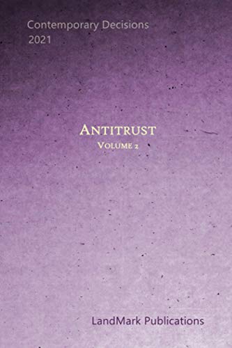 Antitrust: Volume 2