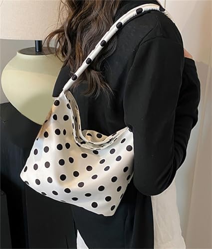 Bolso Tote pequeño con lunares para mujer miniatura 4