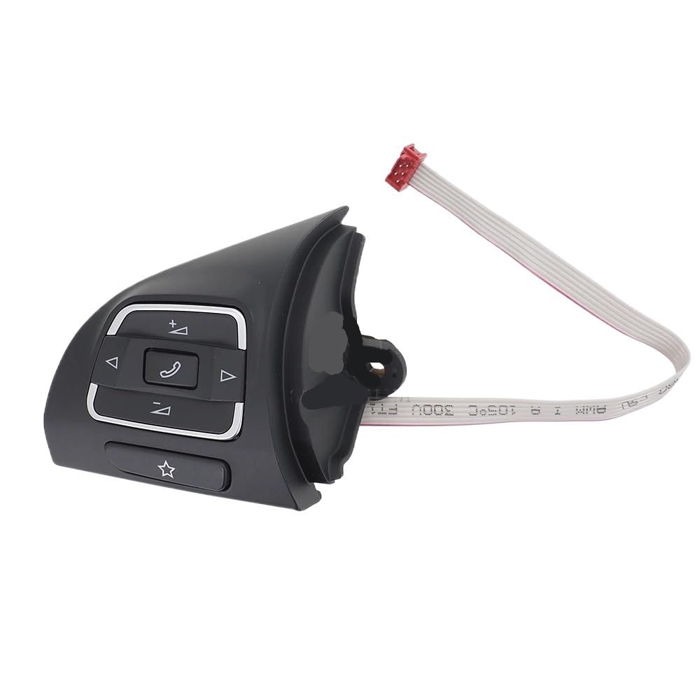 Cruise Control Switch Butto Car Steering Wheel and Multimedia Button Multifunction Switch/Fit for Volkswagen Golf MK6 Tiguan Jetta 5C0959537B 5C0959538B(A Pair)