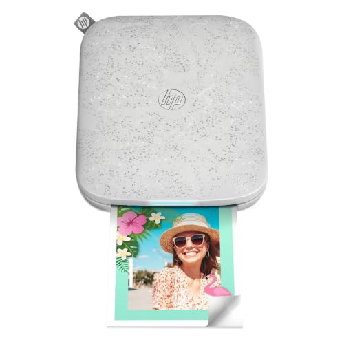 HP Sprocket 3x4 Instant Photo Printer Wirelessly Print 3.5x4.25 Photos on Zink Paper from iOS & Android Devices