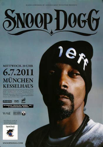 Snoop Dogg - The Big Bang 2011 - Poster, Concertposter, Concert