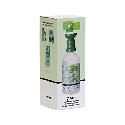 Plum 4609 Augenspüllösung im Einzelkarton mit Wandhalterung Cover