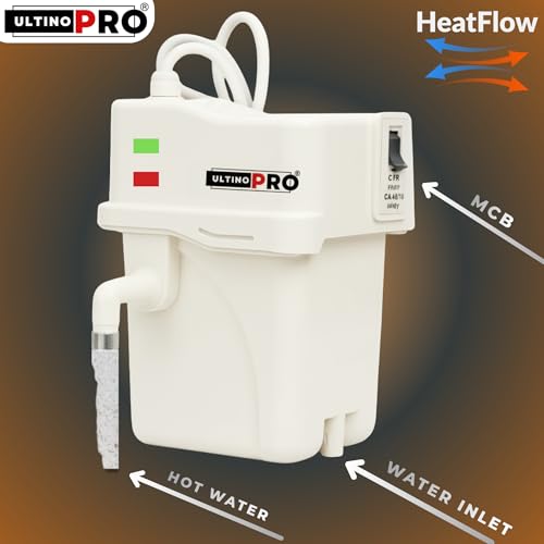 Image of Smart 2 Litre Instant Water Geyser /Heater, Portable Geyser [Fitted With Copper Element With MCB Auto-Cut Off Thermostat ] (New 2L Geyser White)