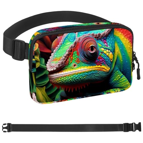 Ceinture de course à pied réglable et sac banane de voyage mixte argent