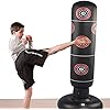 Inflatable Punching Bag Freestanding Kid’s Boxing Bag - Practice Target Columns, Durable PVC Material - Relaxing Kickboxing Bag for Adults and Children