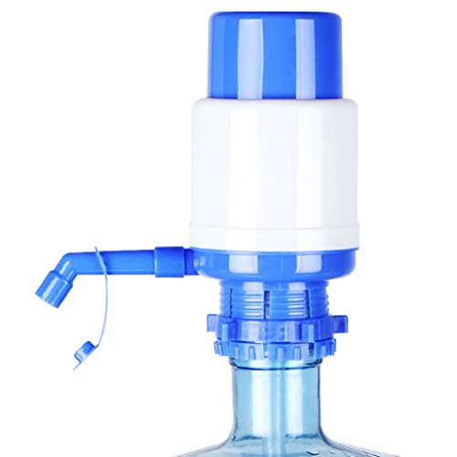 Bomba de agua manual? Bomba de agua embotellada de un galón, grifo de presión manual, dispensador de jabón/champú