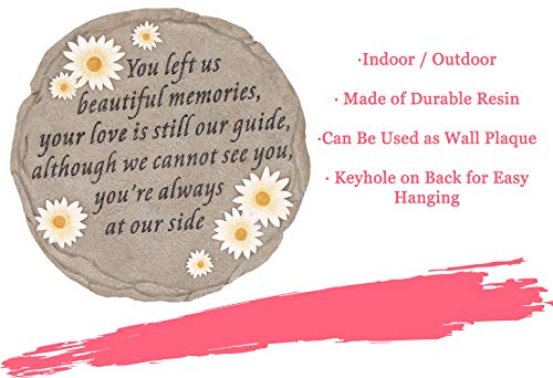 Spoontiques - Garden Décor - You Left Us Beautiful Memories Stepping Stone - Decorative Stone For Garden #TOP5
