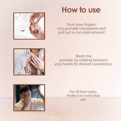 Image of Mancode Hair Styling Pomade Wax for Men- 100ml | Supreme Hold, Glossy Finish, Non-Greasy, Water-Based Formula | 24-Hour Flexible Hold | Strong & Long-Lasting | All Hair Types