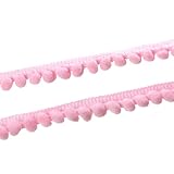 Bommelborte - ein Meter - erhätlich in vier verschiedenen Farben. Die Pomponborte ist wählbar in den Farben schwarz, rosa, weiß oder neongrün. Das Bommelband hat eine Breite von ca. 5 mm. Material Pompomband: 100 % Polyester.