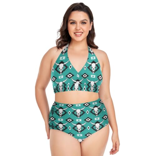 Traje de baño de dos piezas para mujer ideal para días de sol y playa