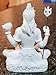 RK Collections 3.25in Lord Shiva Statue in Lotus Pose in Marble White Finish. Lord Shiv/Shiva Statues.