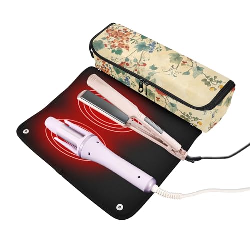 Organizador de herramientas para cabello 2 en 1 con tapete resistente al calor miniatura 2