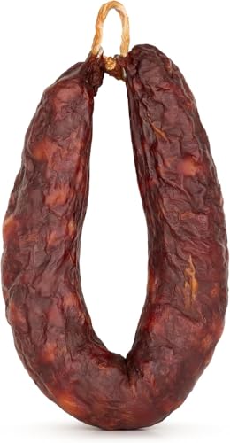 Chorizo de Vinho Serrano Serra da Estrela (Chorizo al vino) 200 g – Paquete de 2 – Salchicha ahumada gourmet portuguesa – Charcutería tradicional serrana envasada al vacío