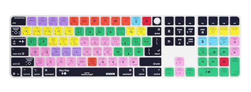 XSKN Avid Pro Tools �V���[�g�J�b�g �L�[�{�[�h�J�o�[�X�L�� Apple 2024 iMac M4 �`�b�v�}�W�b�N�L�[�{�[�h �^�b�`ID�ƃe���L�[�t�� A3119
