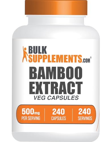 BulkSupplements.com Bamboo Extract Capsules - 240 Count (Pack of 1)