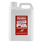 Bartoline PVA Glue Adhesive & Sealer 2.5L - Multi-Purpose Primer, Adhesive, and Sealer for Concrete, Wood, Tiles, Fabric, and More, Dust-Proofing, Bonding & Sealing